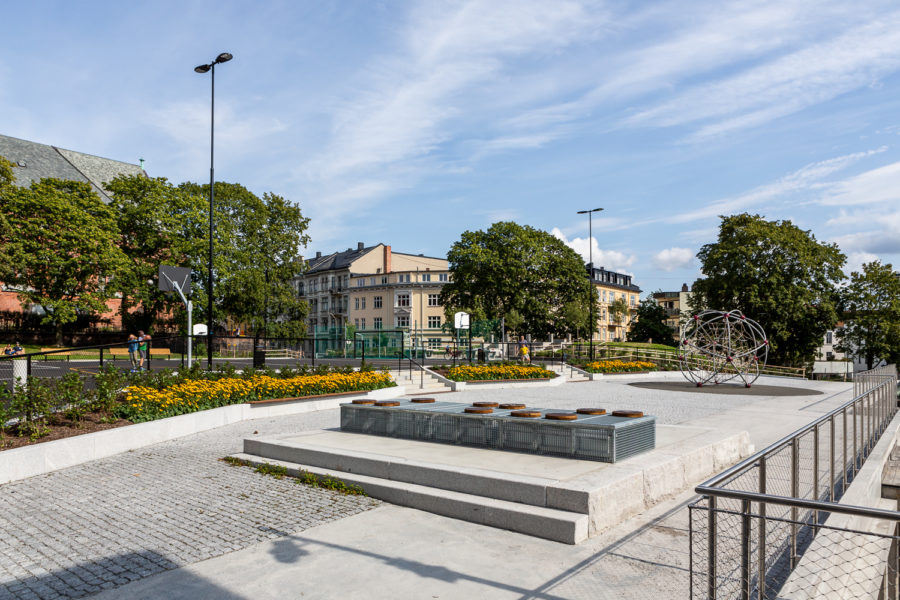Bilde fra Landskaperiets prosjekt Nordal Rolfsens plass