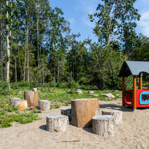Bilde fra Landskaperiets prosjekt Årosfjellet barnehage i Asker